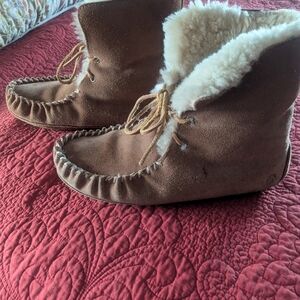 Acorn Moccasin Slippers